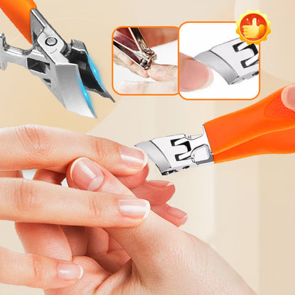 🔥HOT SALE🔥Wide Jaw Opening Anti-Splash Slanted Nail Clipper