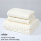 💜Super Absorbent Breathable Antibacterial Waffle Bath Towel