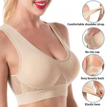 🔥Last day Buy 1 get 2 free🔥Breathable Cool Liftup Air Bra