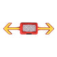 Bicycle Helmet Turn Signal Light