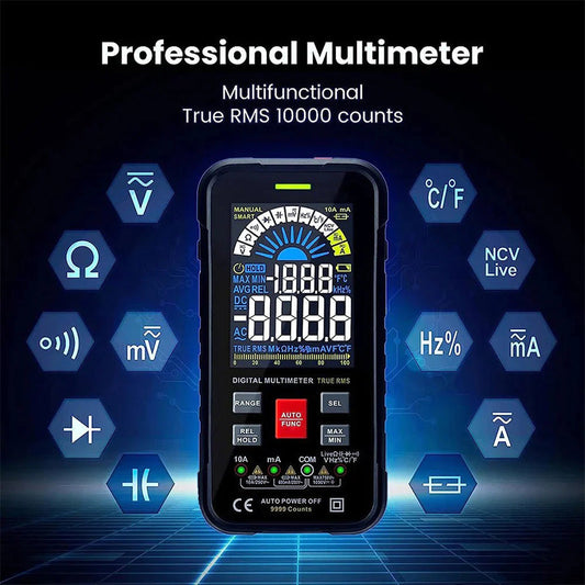 HT116 color large screen anti-burning digital multimeter