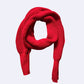 Women's Solid Knitted Sweater Scarf with Sleeves
