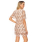 Women's Fashionable Sequins Tassel Dress