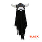[Unique Gift] Funny Beard Viking Knit Hat and Removable Beard