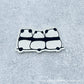 Acrylic Panda Refrigerator Magnet