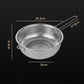 Kitchen Stainless Steel Basin Colander with Handle