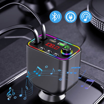 🔥2025 New Products Hot Sale🔥 Multifuntional Bluetooth Retractable 120W Fast Car Charger
