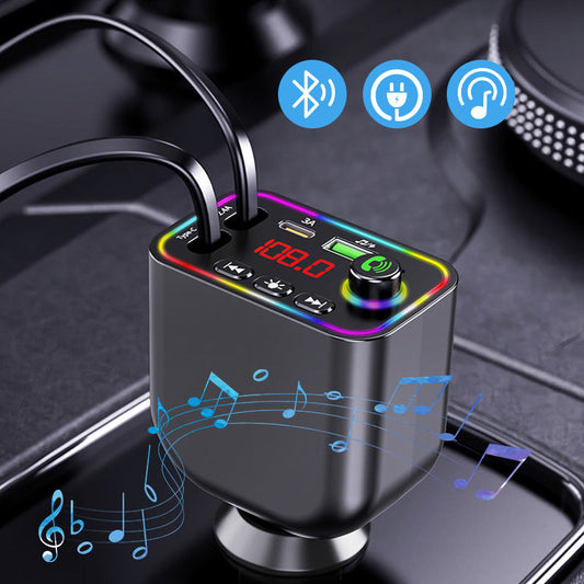 🔥2025 New Products Hot Sale🔥 Multifuntional Bluetooth Retractable 120W Fast Car Charger